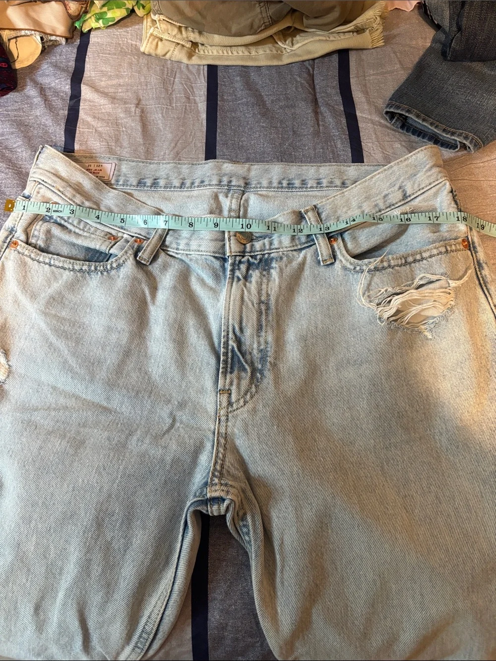 GAP Light Blue Boy Jean Mid Rise Denim